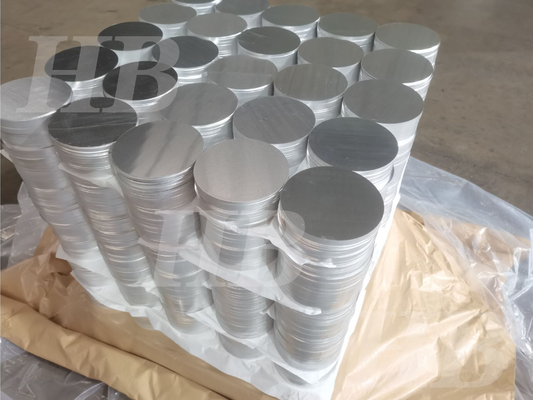 1060 - H14 Dischi circolari di wafer in alluminio lisci per segnali di avvertimento stradali Serie 1