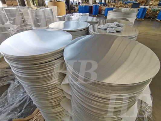Dischi di alluminio laminato di serie 8 circolo 6 mm 1070 1100 per segnali di ombrello