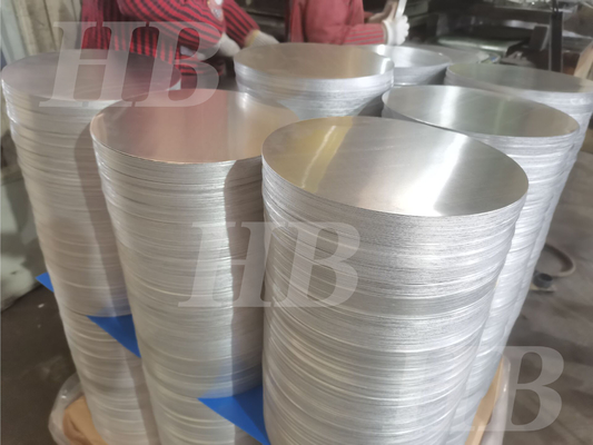 1050 1060 Categoria utensili da cucina fusti in alluminio laminato a caldo Leghe di piastre circolari