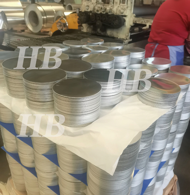3 mm di spessore 1100 cerchi in alluminio Dc laminati lucidati per la fabbricazione di pentole per utensili da cucina