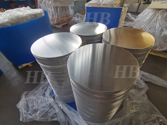 0.2-0.5mm di spessore Aluminium Circle 3004 per utensili da cucina E gli ordini vengono effettuati direttamente in fabbrica.
