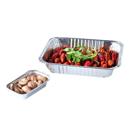 Adatto per contenitori per il pranzo in alluminio per uso alimentare nel settore della ristorazione, servizio personalizzato, con oltre dieci anni di supporto da fabbrica professionale