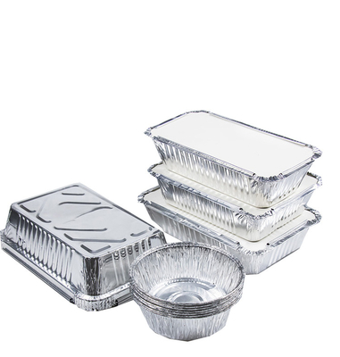 Prodotto da noi stessi e di buona qualità Scartatore quadrato di foglio di alluminio Scatola da pranzo resistente alle alte temperature