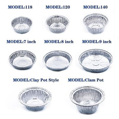 Contenitore per il pranzo in alluminio personalizzabile con finitura superficiale liscia e materiale riciclabile per pentole e padelle