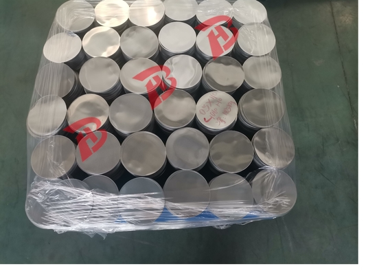 Cina esporta leghe di alluminio 3003 3004 3005 Dischi d'alluminio argento per utensili da cucina ombrelloni