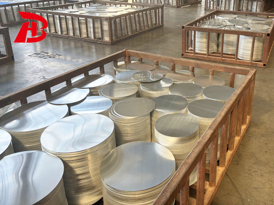 Vendita diretta in fabbrica Dischi di alluminio rotondi a temperatura di 1050 Ho senza piastre