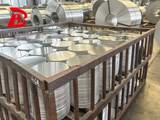 Superficie rivestita B209 ASTM 3003 8011 1050 1100 1060 Circoli di dischi di alluminio per padelle non adesive