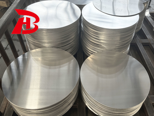 Fabbricazione di superfici finite Casserole Dischi di alluminio Circoli 1050 H12 H14 H16 H18 H0 Cc Materiale Dc Materiale per il rivestimento della padella
