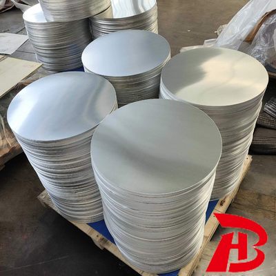 3003 astm b209 dc lamiere di alluminio circolare, dischi metallici rotondi per utensili da cucina