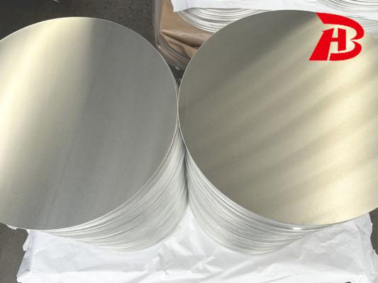 990,9% di alluminio puro 1100 cerchio con superficie liscia e finitura argento