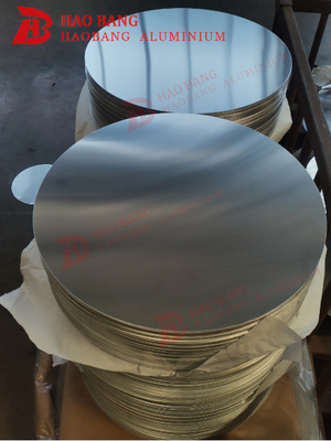 990,9% di alluminio puro 1100 cerchio con superficie liscia e finitura argento