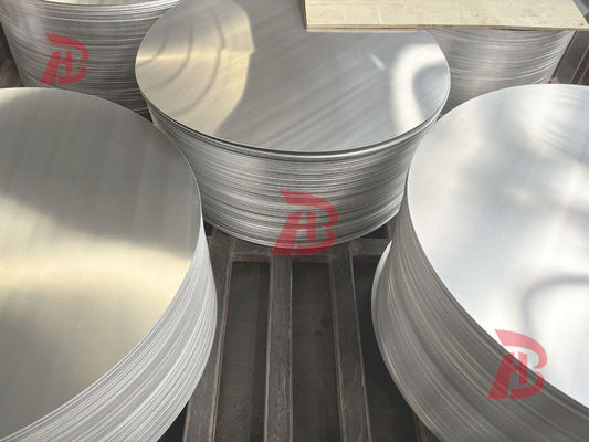 Disco per stampaggio profondo di dimensioni personalizzate del cerchio di alluminio della materia prima CC CC 1050 1060 3003 Lega O H18