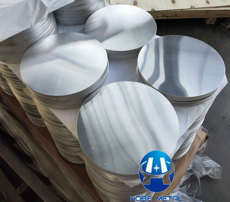 Serie 3000 5000 Superficie liscia e lucente Lastra di alluminio rotonda per utensili da cucina