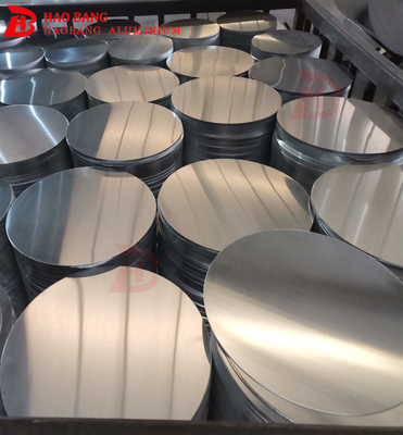 Serie 1000 finita Superficie lucida Tavola di alluminio rotonda per utensili da cucina