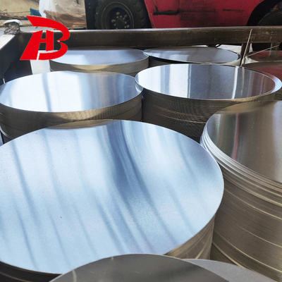Serie 1000 finita Superficie lucida Tavola di alluminio rotonda per utensili da cucina