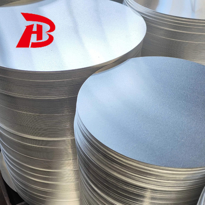 Serie 1000 finita Superficie lucida Tavola di alluminio rotonda per utensili da cucina