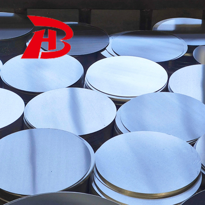 Serie 1000 finita Superficie lucida Tavola di alluminio rotonda per utensili da cucina