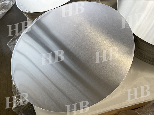 Alta piattezza 1050/3003 Disco in lega di alluminio resistente alle crepe per disegno profondo con diametro personalizzato per stampi industriali