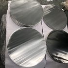 Piatto rotondo di alluminio d'argento su misura del wafer della lega del piatto del disco del metallo del cerchio