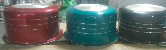 Buono prezzo più venduto cerchio di alluminio rivestito di colore per la pentola di magazzino