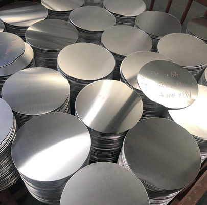 Disco per stampaggio profondo di dimensioni personalizzate del cerchio di alluminio della materia prima CC CC 1050 1060 3003 Lega O H18