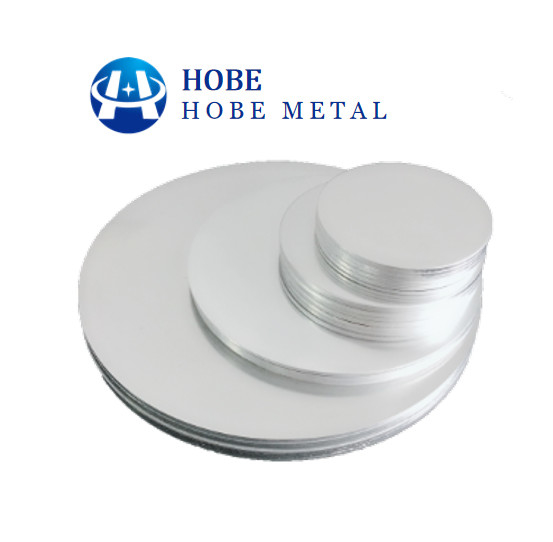 3003 3004 3005 3050 Serie Piastra circolare di alluminio in lamiera metallica per utensili da cucina