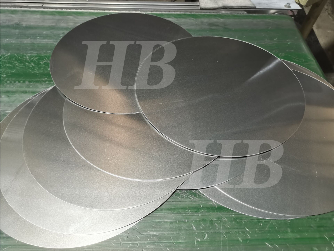 Dischi di alluminio laminato di serie 8 circolo 6 mm 1070 1100 per segnali di ombrello