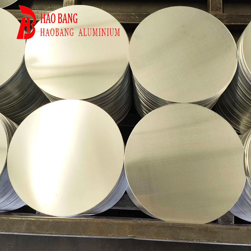 3003 astm b209 dc lamiere di alluminio circolare, dischi metallici rotondi per utensili da cucina