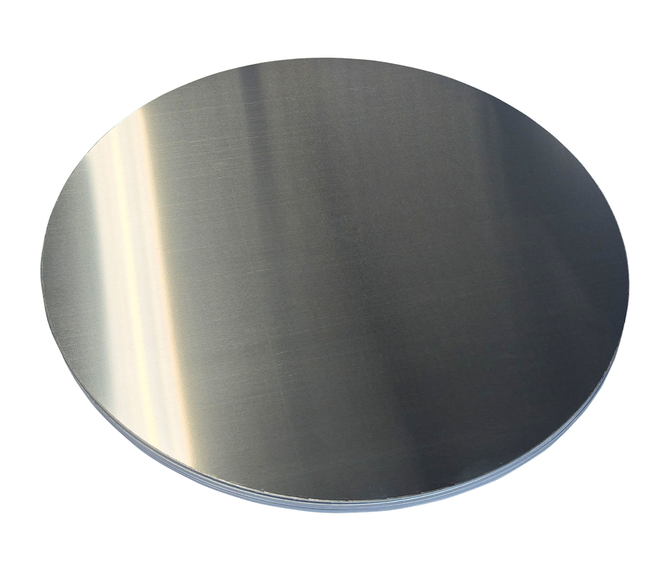 Cucina 1100 Alumini circolare in bianco lucidatura finitura mulino spessore 3 mm laminatura a caldo disco di alluminio per utensili da cucina