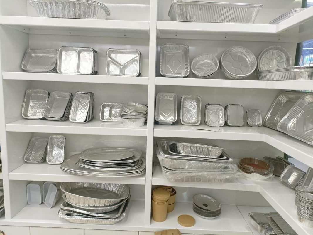 Adatto per contenitori per il pranzo in alluminio per uso alimentare nel settore della ristorazione, servizio personalizzato, con oltre dieci anni di supporto da fabbrica professionale